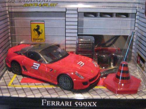 AUCTION : Ferrari Garage with Ferrari 599XX (Scale 1/43) by Bburago