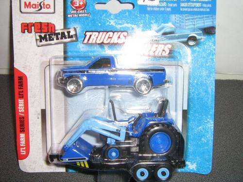 Truck & Trailer - Li'l Farm Series - by Maisto Fresh Metal