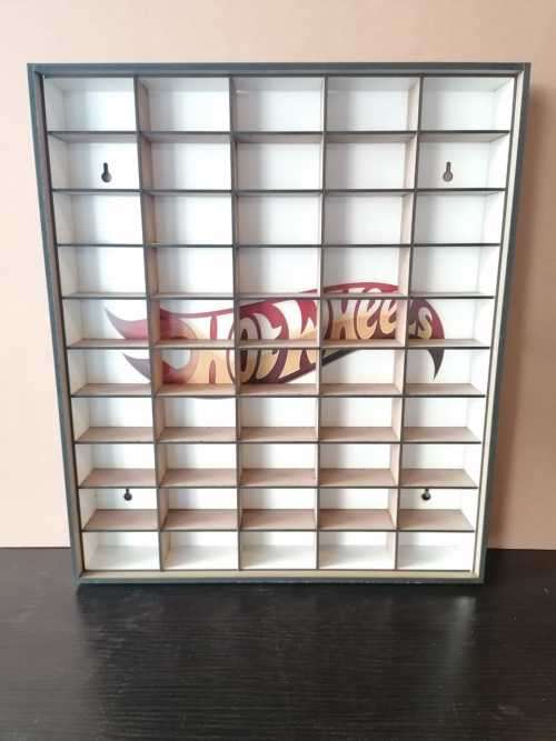 Hotwheels 50 Car Display Rack . 1/64 scale.