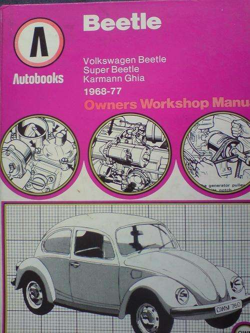 VW Beetle Owners Workshop Manual.