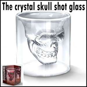 Crystal Skull Shot Glass! Great Accessory for any bar!