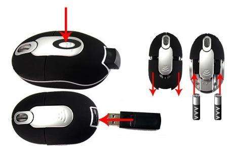 MINI CORDLESS USB MOUSE, GREAT PRODUCT!