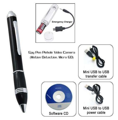16GB Motion Detection Video camera pen. Records when movement is detected!