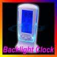 5 in 1 Stand up portable Alarm Clock with LED Backlight & other Great functions & so handy!