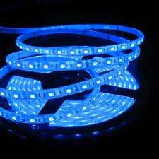 5 Meters Roll 12V 24Watt Blue Waterproof LED strip lights. Looks beautiful in and outdoors.