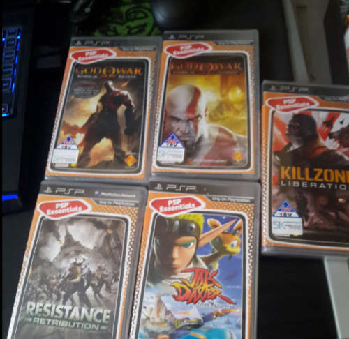 Stack of PSP Games (5 Pack) Some new + Free shipping