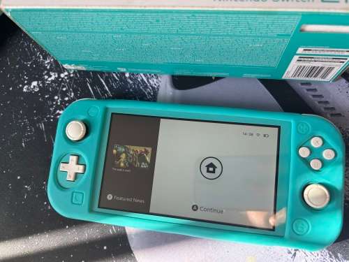 Nintendo Switch Lite turquoise + 128GB Memory Card