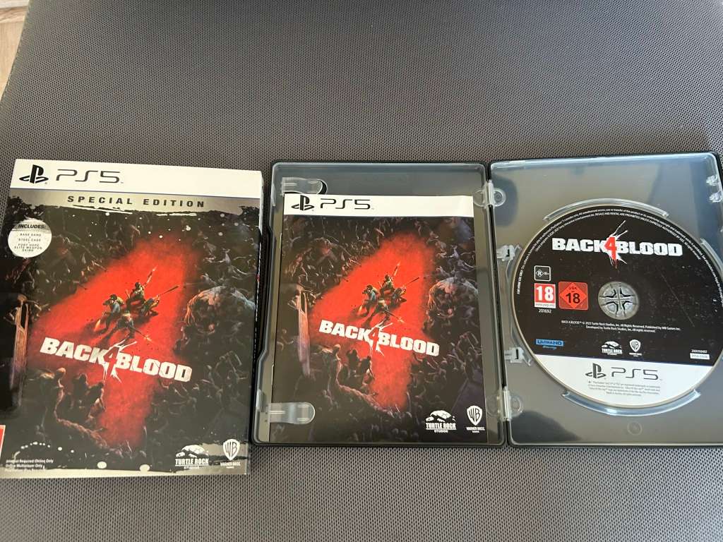 Back 4 Blood For PS5 Steel book Special Edition