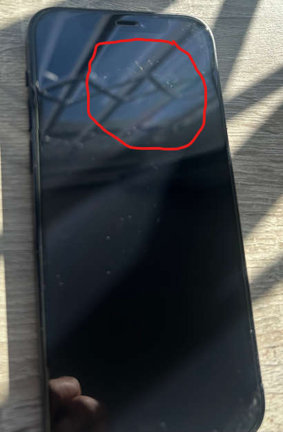 IPhone 12 64GB (Black) + Original Apple Charge Cable + Clear case