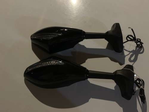 Motorcycle mirror Incl Indicator