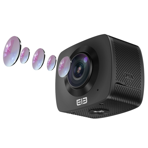 ELECAM 360 Video Camera 360 Degrees Panorama Camera Action Camera