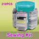 210 Pieces sewing kit