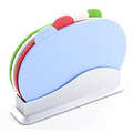 5 pcs Colour coded Chopping Boards with Stand