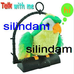 TALKING PARROT MUSICAL TOY TALK BACK PARROT