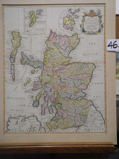 MAP - A MAP OF KINGDOM OF SCOTLAND
