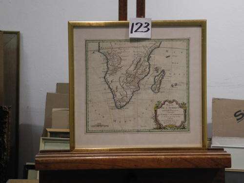 MAP OF AFRICA, CONGO, LA CAFRERIE