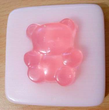 Ideal "thank you" gift for a baby shower in an organza bag - 50g Glycerine soap