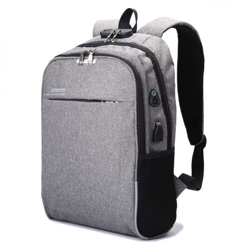 Reflective Anti-theft Lock Laptop Backpack Shoulder Bag with USB Port