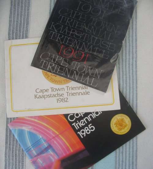 CAPE TOWN TRIENNIAL [3 catalogues 1991, 1985, 1982] Winners: KENTRIDGE, STANLEY PINKER, KAREL NEL