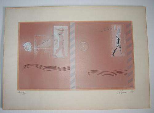 LIONEL ABRAMS signed print. 226/250 Original S. A. Art. SHIPPING TO ANY POSTNET BRANCH ONLY