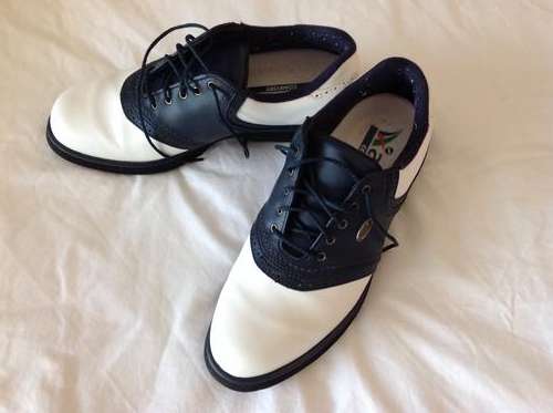 Ladies Golf Shoes Size 7 - Hitec - White and Navy