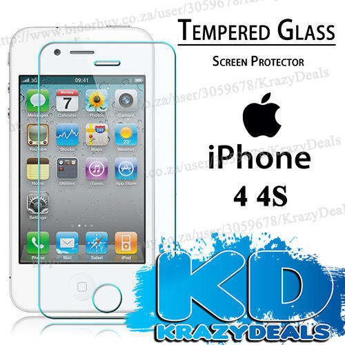 Apple Care iPhone 4 or 4S Tempered Glass Screen Guard