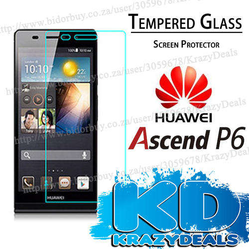 Huawei Ascend P6 Tempered Glass Screen Guard - CHEAP SHIPPING :)