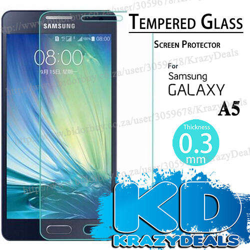 Samsung Galaxy A5 Tempered Glass Screen Guard - CHEAP SHIPPING :)