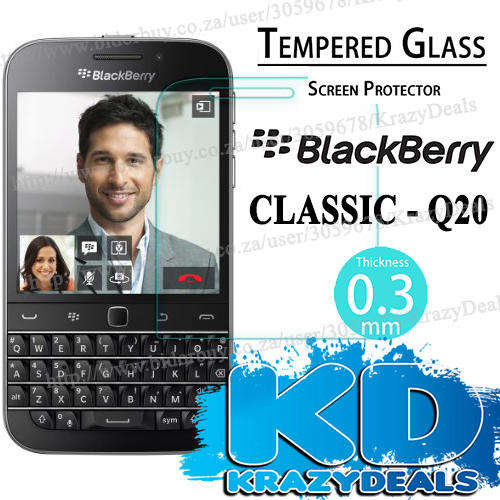Blackberry Classic Q20 Tempered Glass Screen Guard - CHEAP SHIPPING :)