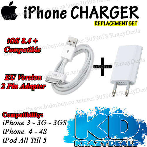 iPhone 3 3G - 4 4S Home Charger!!