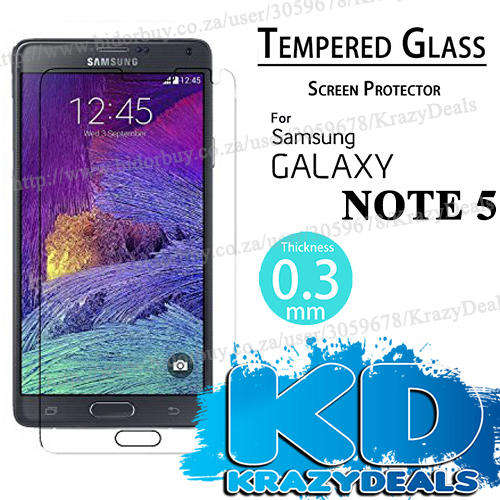 Samsung Galaxy Note 5 Tempered Glass Screen Guard - CHEAP SHIPPING :)