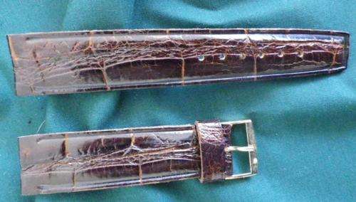 Crocodile skin Strap. Genuine.
