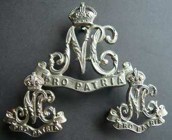 Natal carbineers Cap and collar badges