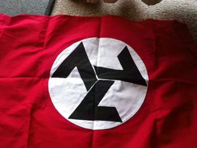 Rare. Original AWB hand stitched flag. Double sided 85cmx55cm