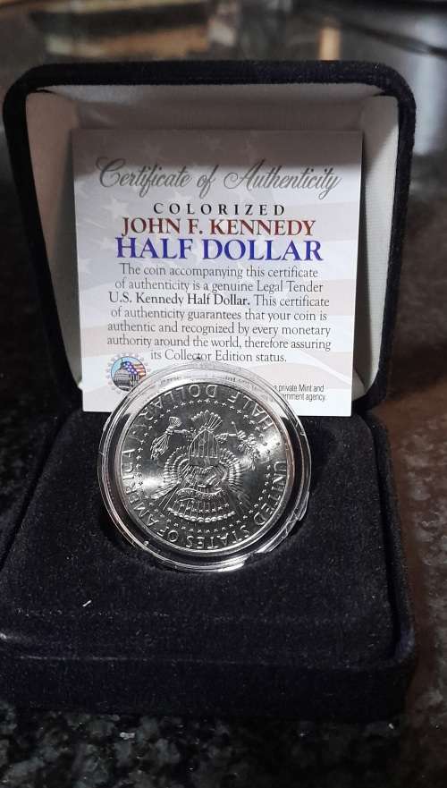 COLORIZED MANDELA COLLECTORS COIN