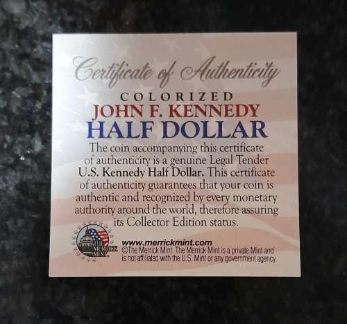 COLORIZED MANDELA COLLECTORS COIN