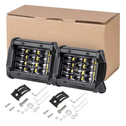2 PC 4 Inch 36W  Light Bar Spot Beam Driving