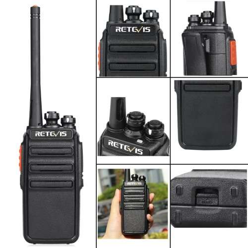 Pack of 2 Rechargeable Walkie Talkie Two-Way Radio