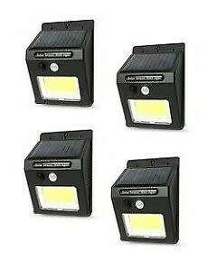 COB Solar Power Motion Sensor Wall Light ( Pack 8 )