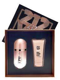 212 VIP Rosé Gift Set (80ml) EDP Spray + (100ml) Body Lotion  (Parallel Import)