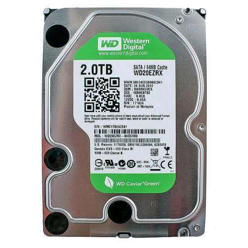 WD Desktop Green Hard Drive - 2TB