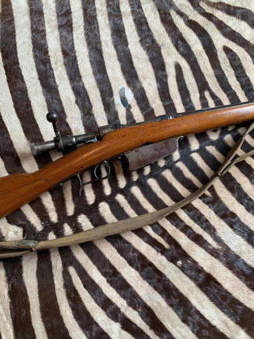 Deactivated Italian Vetterli rifle 1881