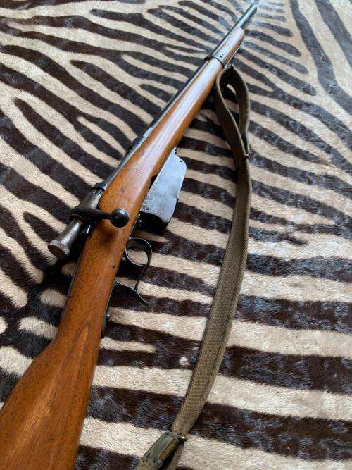 Deactivated Italian Vetterli rifle 1881