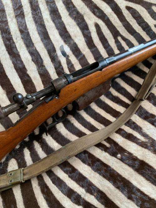 Deactivated Italian Vetterli rifle 1881