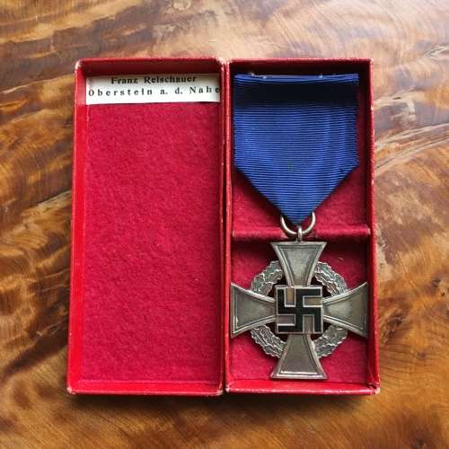 Third Reich 25 years faithful service medal