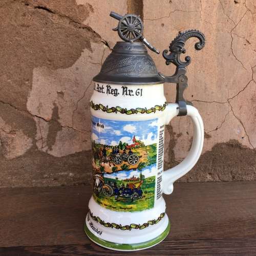 German WW1 Artillery beer stein