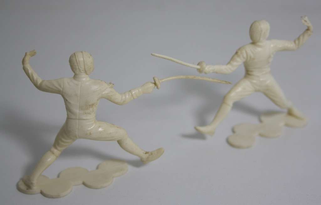 Vintage Plastic Sports figurines