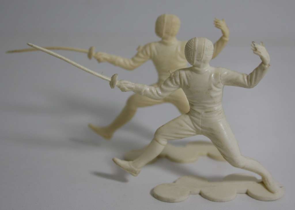 Vintage Plastic Sports figurines