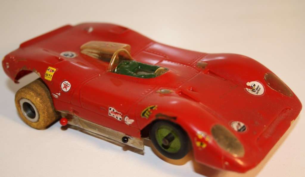 Vintage Scalextric cars (various)  4 cars