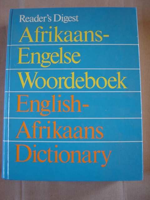 Readers Digest Afrikaans Engelse Woordeboek  English Afrikaans Dictionary